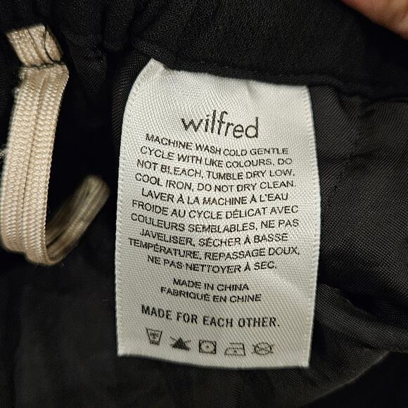 Wilfred Aritzia Pants Womens S High Rise Drawstring Pleated Paper Bag Trousers - Picture 10 of 11